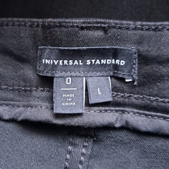 NWOT Universal Standard Seine Mid Rise Skinny 32 Inch Jeans Black Women's Size 0 - Picture 10 of 13